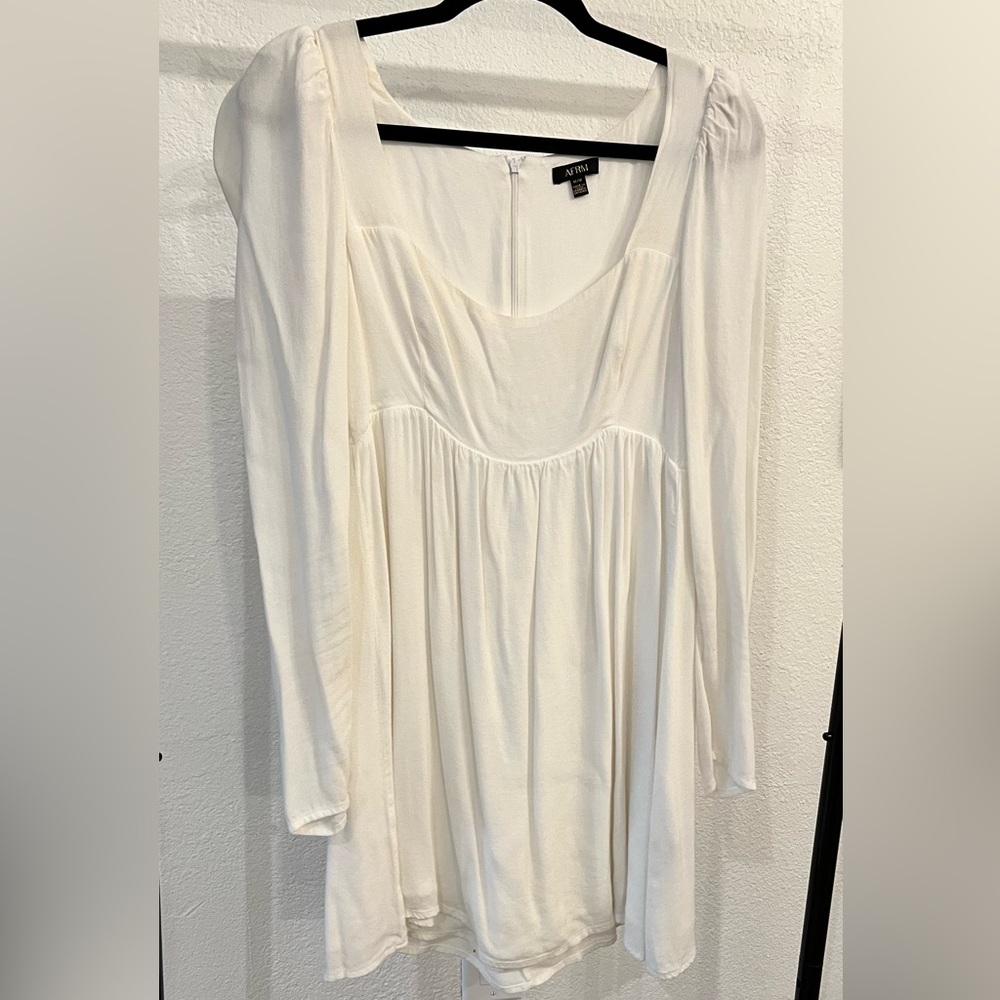White AFRM Dress